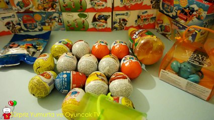 19 Farklı Sürpriz Yumurta Açımı  Disney, Kinder, TOTO, LEGO Sürpriz Yumurtalar