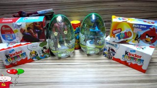 15 Sürpriz Yumurta Açımı  BEN10, Angry Birds, Şirinler, Kinder ve Disney Sürpriz Yumurtalar