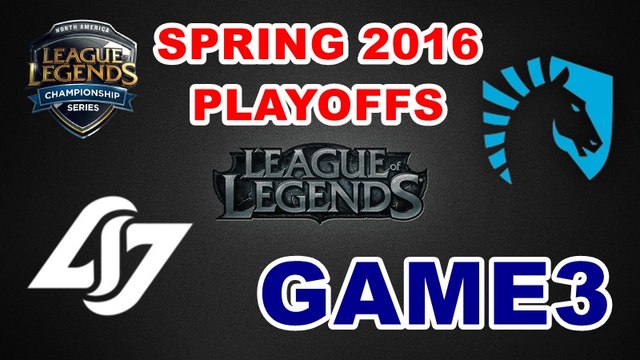 (LOL)CLG vs TL Highlight(NA LCS 2016 Spring Playoffs) Game3