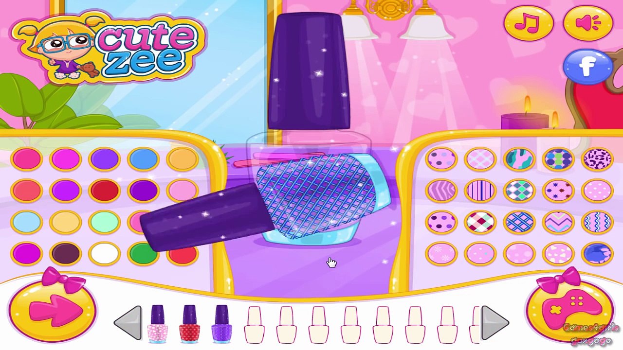 Barbie Prom Nails Designer - Barbie Nails Art Game