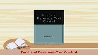 Download  Food and Beverage Cost Control Read Online