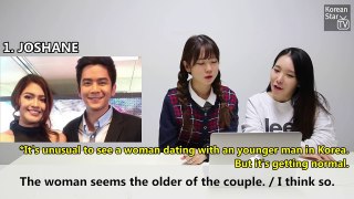 Koreans React to 6 loveteams in the Philippines | KoreanStarTV