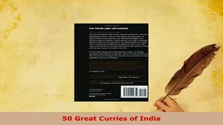 Download  50 Great Curries of India Read Online
