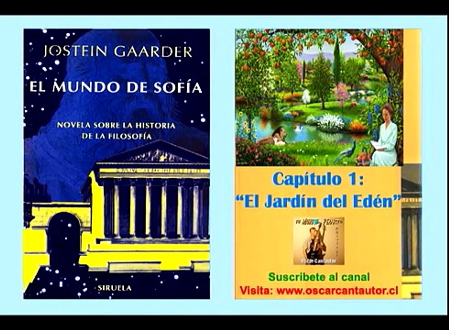 El Mundo de Sofía Jostein Gaarder Capítulo 1/35 El Jardín del Edén Audio  Libro Español Neutro - video Dailymotion