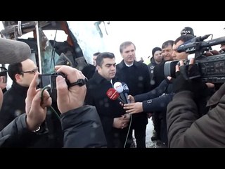 Vali Düzgün: Buzlanma nedeniyle sürücü kontrolü kaybetmiş olabilir