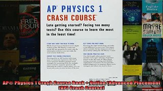 FREE PDF  AP Physics 1 Crash Course Book  Online Advanced Placement AP Crash Course  BOOK ONLINE
