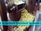 PUFFED CORN, SNACKS, CORN, KURKURE MAKING EXTRUDER MACHINE