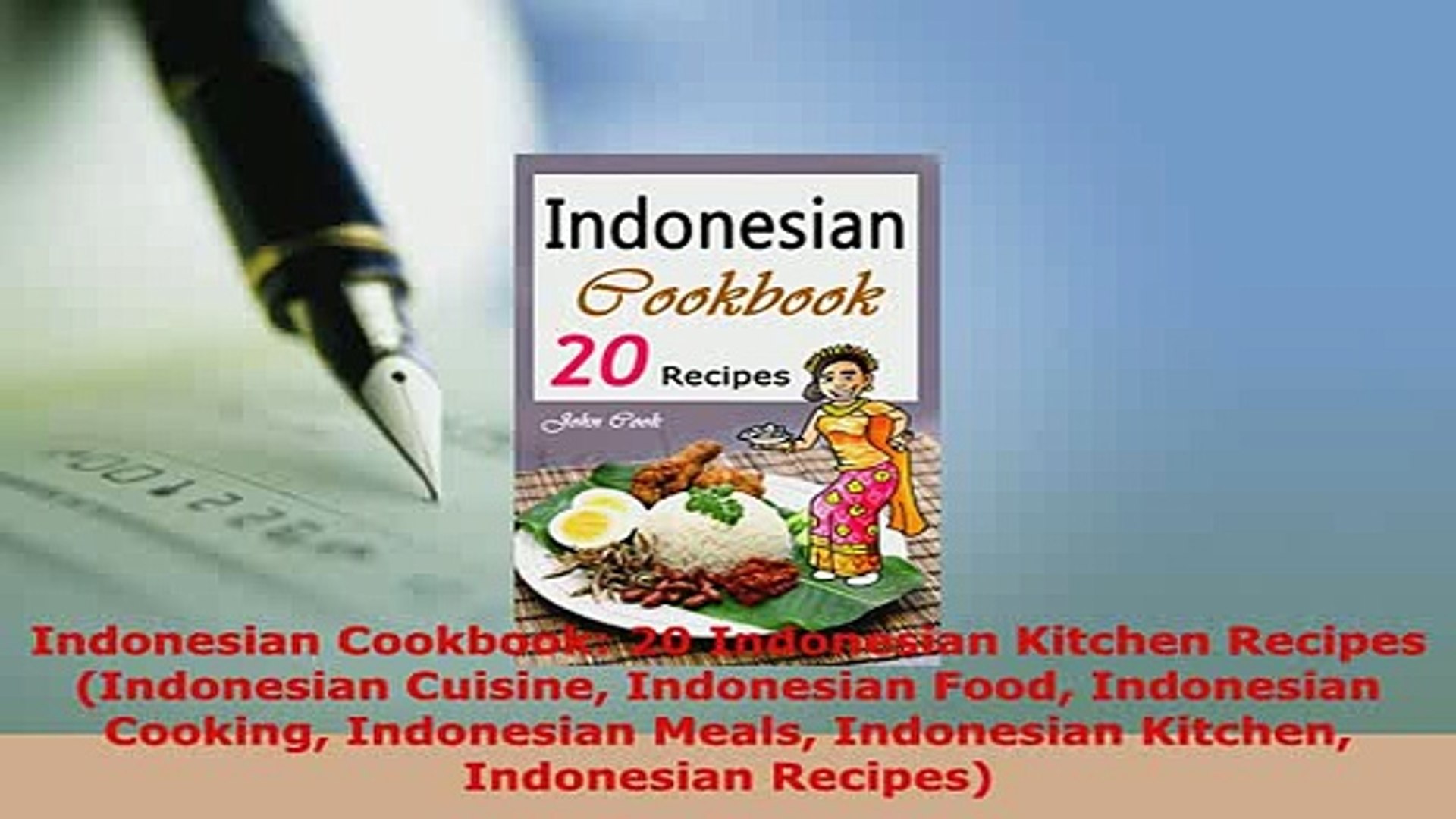⁣Download  Indonesian Cookbook 20 Indonesian Kitchen Recipes Indonesian Cuisine Indonesian Food Read 