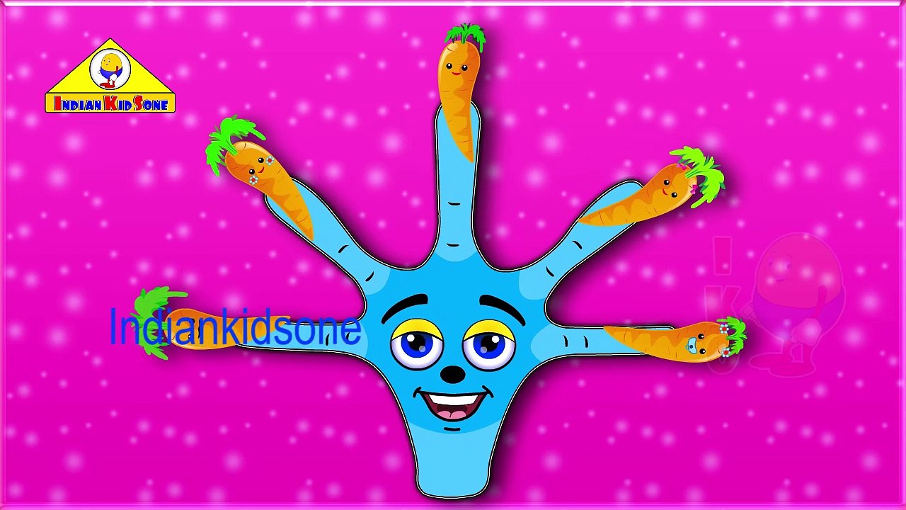 The Finger Family Carrot Family Nursery Rhyme - Carrot Finger Family Songs