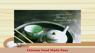 Download  Chinese Food Made Easy PDF Full Ebook