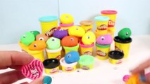Play Doh Surprise Eggs Peppa Pig Mickey Mouse Disney Frozen Überraschung Eier Huevos Sorpresa Part 7