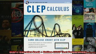 FREE DOWNLOAD  CLEP Calculus Book  Online CLEP Test Preparation  FREE BOOOK ONLINE