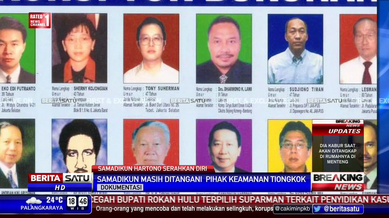 Breaking News: Buronan Kasus BLBI Samadikun Hartono Menyerahkan Diri
