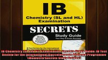 FREE DOWNLOAD  IB Chemistry SL and HL Examination Secrets Study Guide IB Test Review for the  BOOK ONLINE