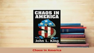 PDF  Chaos in America Ebook