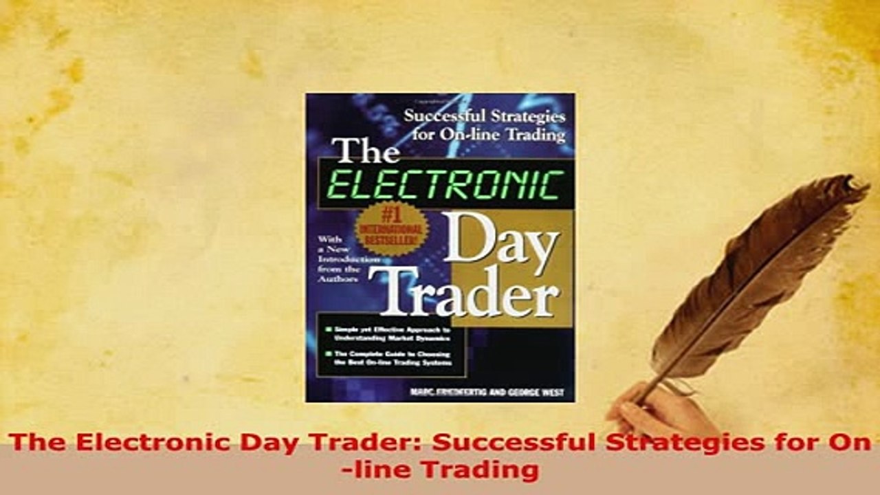 Download  The Electronic Day Trader Successful Strategies for Online Trading PDF Book Free