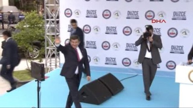 Düzce Başibakan Davutoğlu Düzce'de Toplu Açılış Töreninde Konuştu-1
