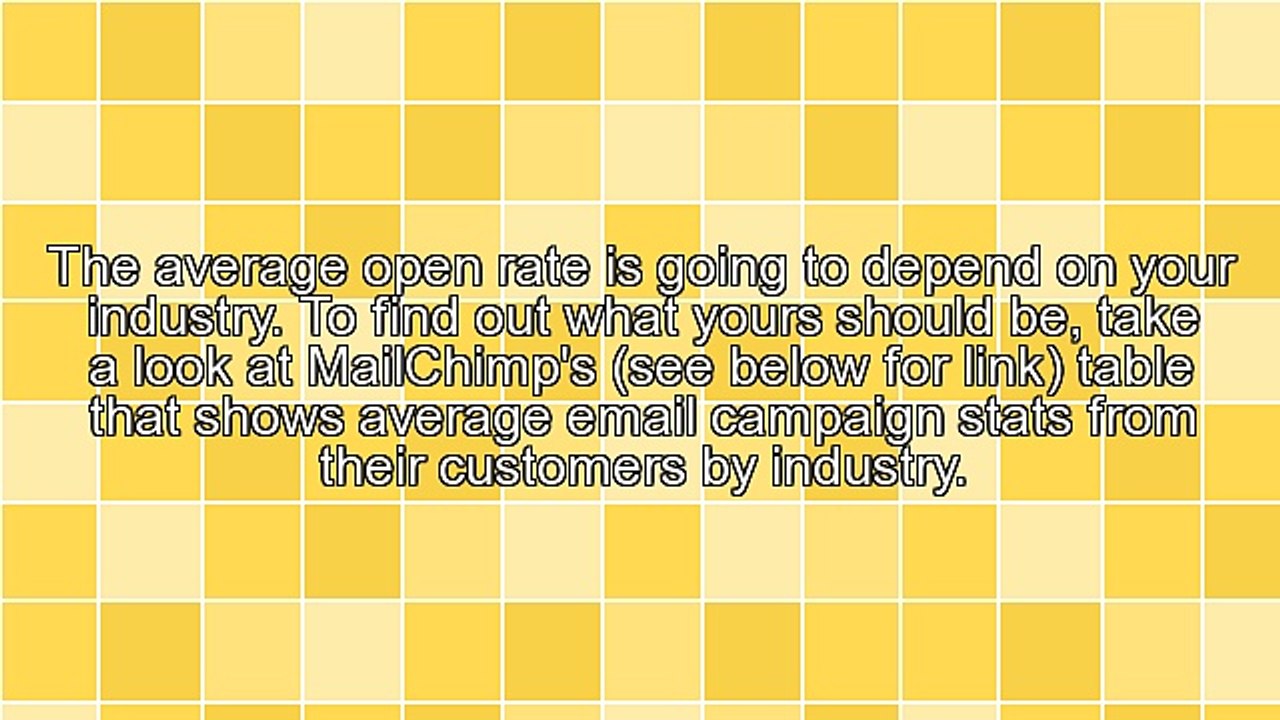 Is Your Email Marketing Open Rate Acceptable?