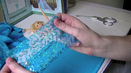 How To Make an Elsa Doll Dress Tutorial - Disneys Frozen