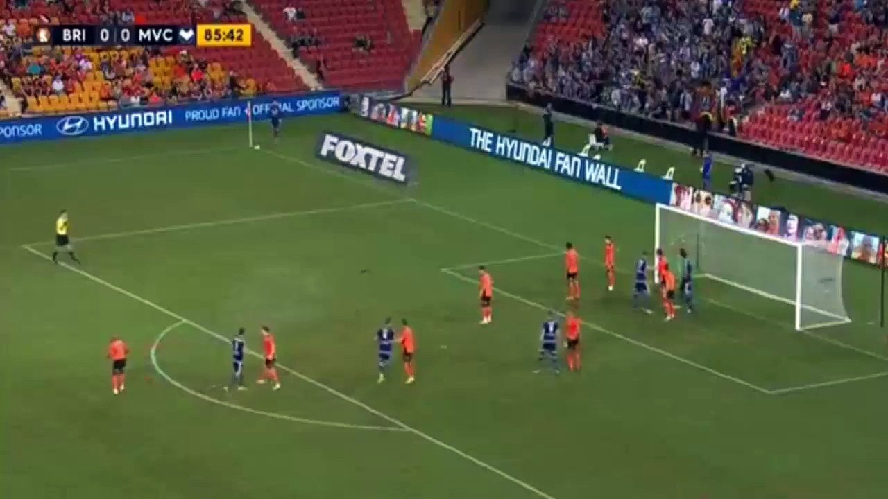 Brisbane Roar FC 2-1 Melbourne Victory  Besart Berisha Goal  Australian A-League 05-04-2016  HD