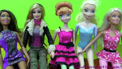 Cuộc Sống Búp Bê Barbie & Ken ( Tập 11)Barbie Thi Trang Phục Áo Tắm +Lalalloopsy Minis