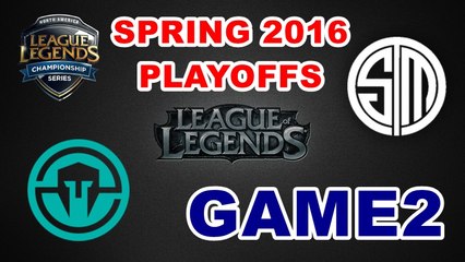 (LOL)IMT vs TSM Highlight(NA LCS 2016 Spring Playoffs) Game2