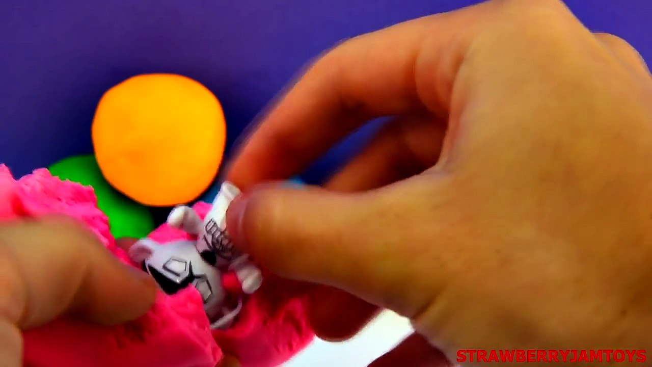 Spider Man and Spongebob - Play Doh Shopkins Sofia The First Lalaloopsyland - Surprise Egg