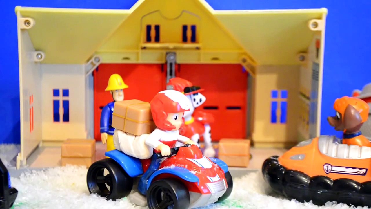 Fireman Sam Episode Paw Patrol Marshal Chase Ryder Zuma Christmas Presents Animation