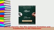 Read  God vs Darwin The War between Evolution and Creationism in the Classroom Ebook Free