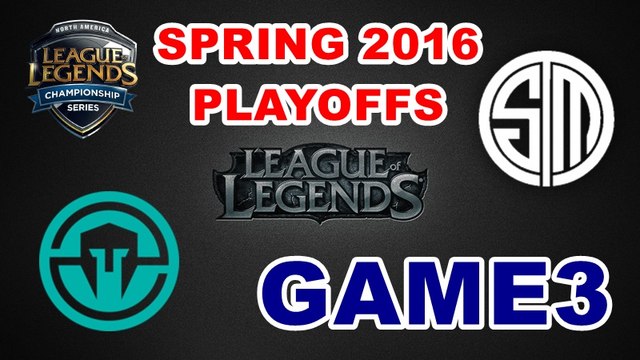 (LOL)IMT vs TSM Highlight(NA LCS 2016 Spring Playoffs) Game3