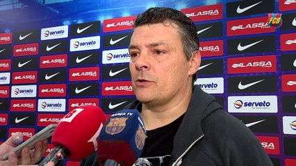 FCB Hándbol: Pascual: "Los dos puntos nos dejarían la Liga muy cerca"