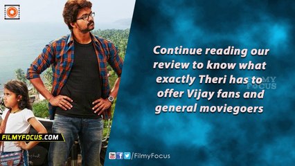 Theri Tamil Movie Review & Rating - Vijay, Samantha and Amy Jackson - Filmyfocus.com