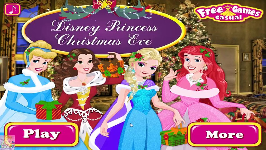 Disney Princess Christmas Eve - Elsa Ariel Snow White and Aurora Dress Up  Game - video dailymotion