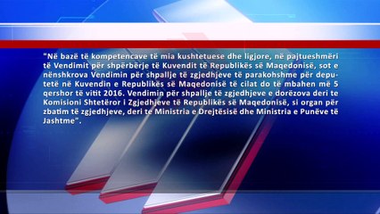 Veljanovski shpall zgjedhjet për më 5 qershor