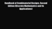 [PDF] Handbook of Combinatorial Designs Second Edition (Discrete Mathematics and Its Applications)