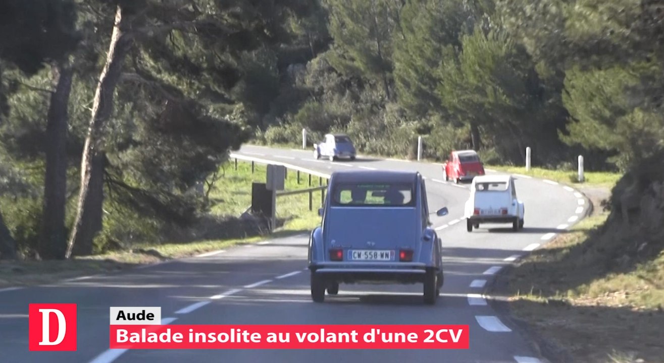 A la découverte des petits chemins de l'Aude... en 2CV