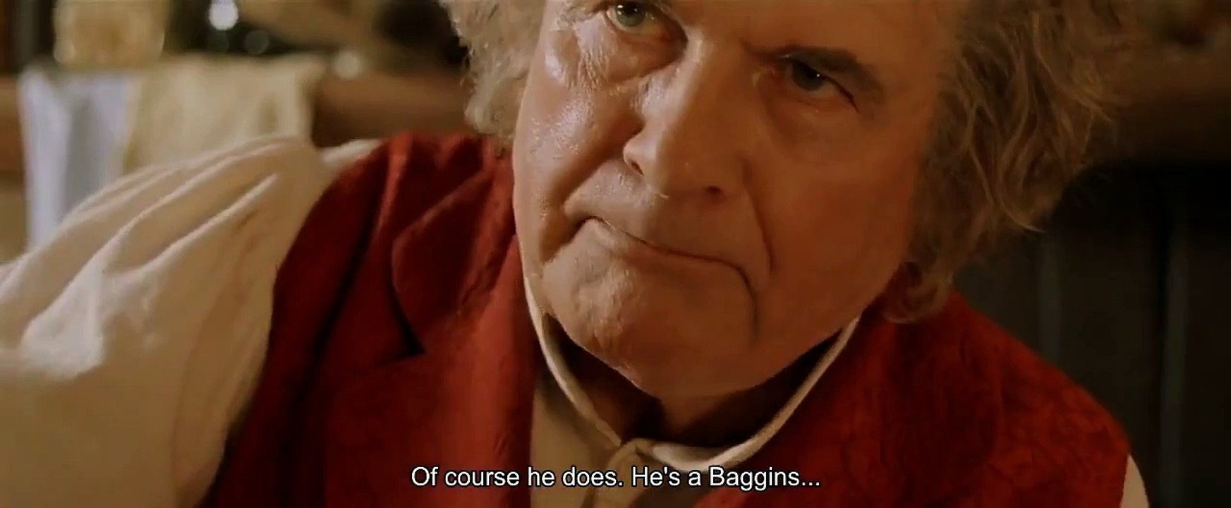 "Frodo suspects something" - The Lord of the Rings: The Fellowship of the Ring