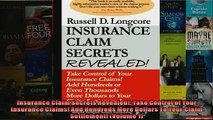 FREE PDF  Insurance Claim Secrets Revealed Take Control of Your Insurance Claims Add Hundreds  DOWNLOAD ONLINE