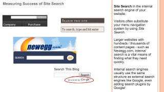Web Analytics Training: Measuring Success of Site Search