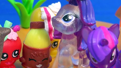 Shopkins MLP Airplane Airport Island Rescue My Little Pony 19 Twilight Pinkie Pie Series V