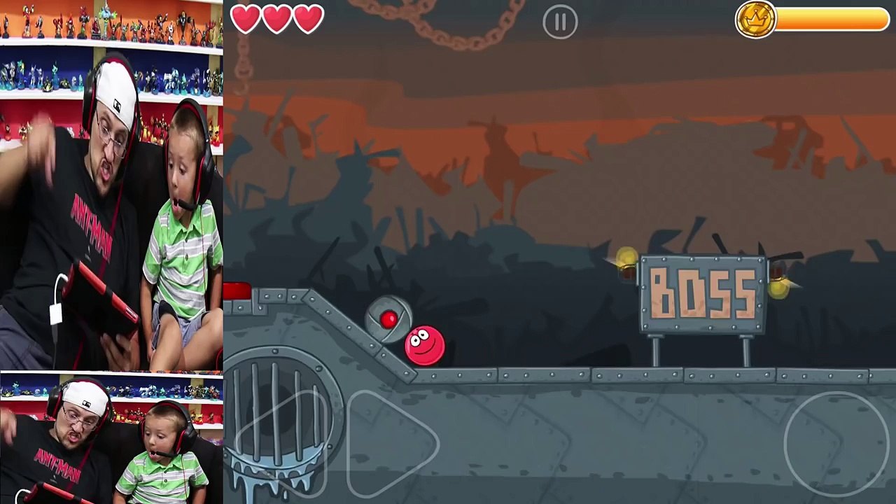 Chase & Dad play RED BALL 4! BOX FACTORY ENTIRE LEVEL w/ BOSS! (THE END Part 6 Gameplay)