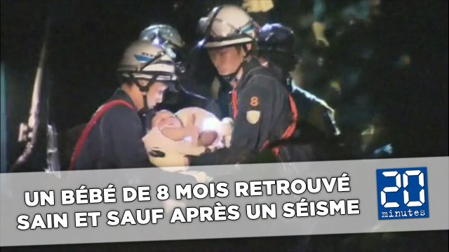 Un bébé retrouvé vivant dans les décombres après le tremblement de terre
