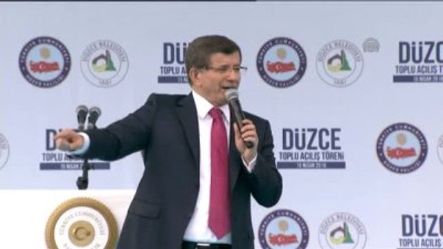 Davutoğlu, 81 Projenin Toplu Açılış Törenine Katıldı