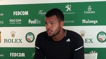 ATP - Monte-Carlo Rolex Masters 2016 - Jo-Wilfried Tsonga après sa victoire contre Roger Federer