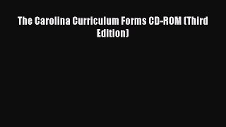 Read The Carolina Curriculum Forms CD-ROM (Third Edition) Ebook Free