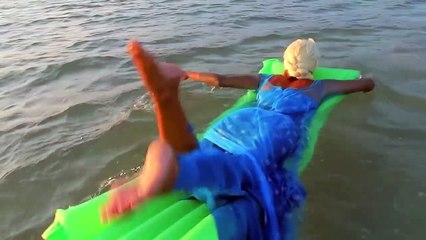 FROZEN ELSA vs SHARK ATTACK PRANK - Funny Superhero Movie in Real Life