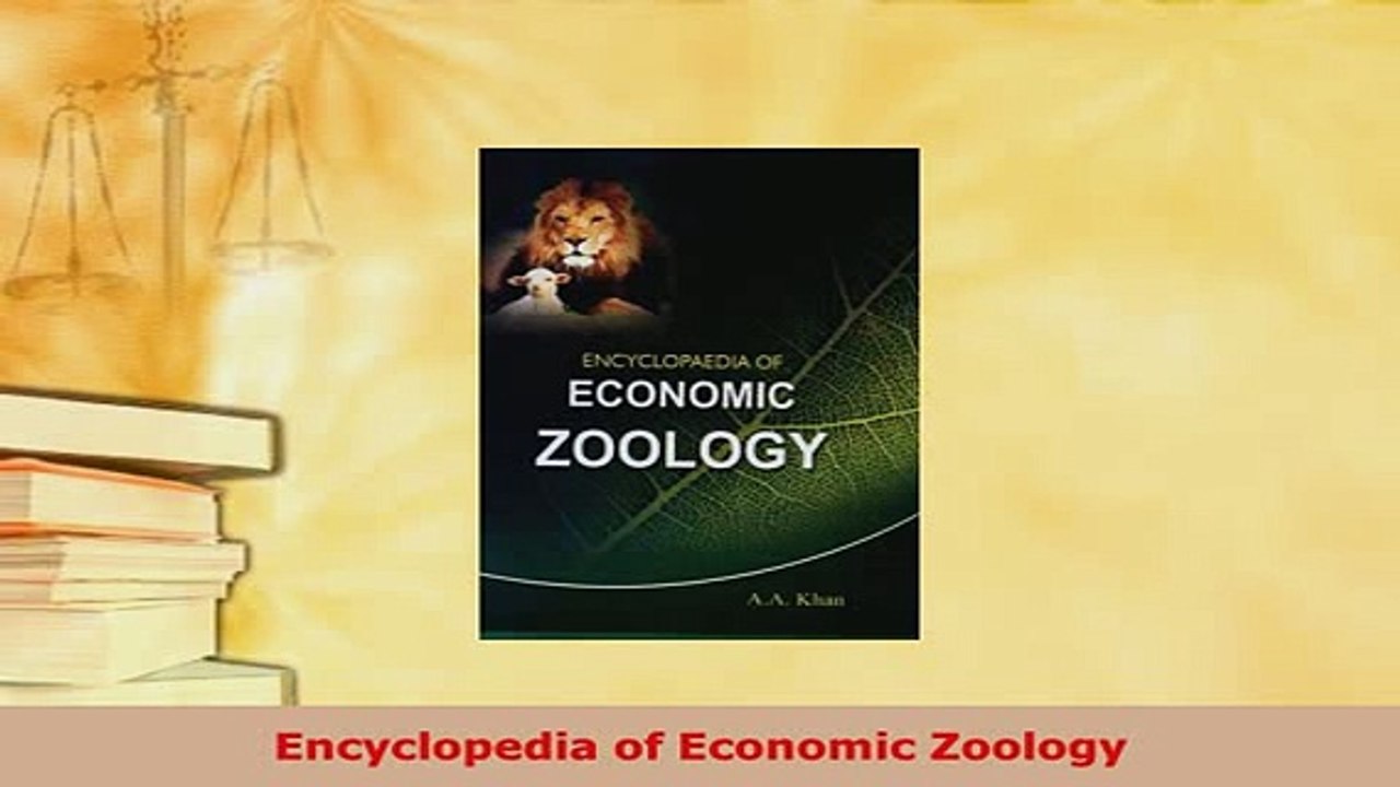 PDF  Encyclopedia of Economic Zoology Read Full Ebook