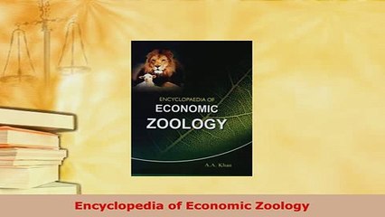 PDF  Encyclopedia of Economic Zoology Read Full Ebook