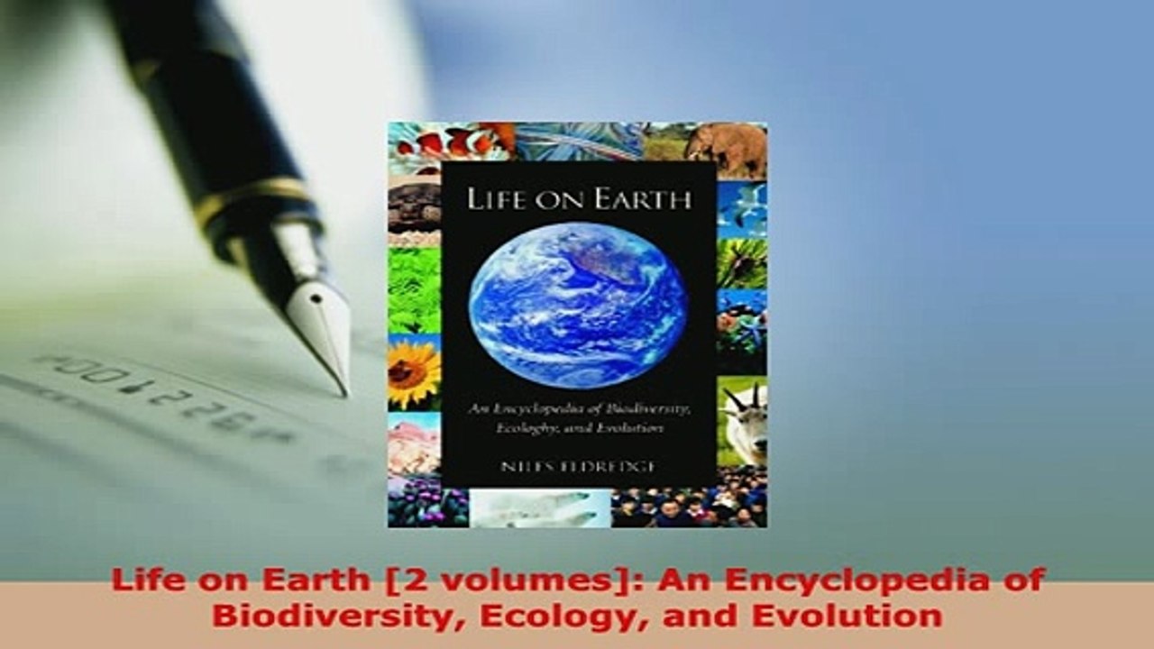 PDF  Life on Earth 2 volumes An Encyclopedia of Biodiversity Ecology and Evolution Download Online