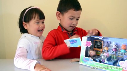 Peppa Pig Classroom Playset Kinder Surprise Eggs Disney Princess Barbie Toys |TheChildhood